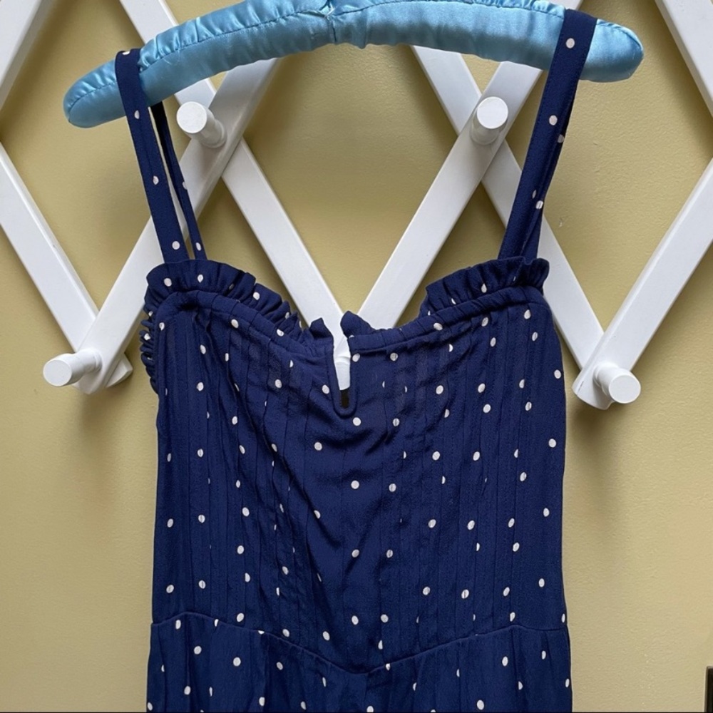 Madewell Polka Dot Jumpsuit, Nwt Missing Button - image 7